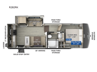 Rockwood Signature R282RK Floorplan Image