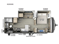 Rockwood Signature 8265KBS Floorplan Image