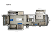 Rockwood Signature 8337RL Floorplan Image