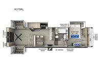 Rockwood Signature R375RL Floorplan Image