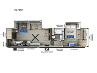 Rockwood Signature R376RK Floorplan Image