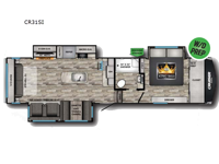 Cruiser Aire CR31SI Floorplan Image