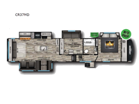 Cruiser Aire CR37MD Floorplan Image