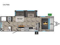 Cruiser Aire CR27RBS Floorplan Image