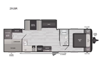 Hideout Sport 291BR Floorplan