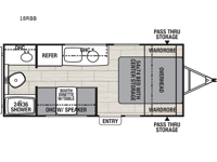 Northern Spirit Bijou 18RBB Floorplan Image