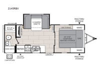 Northern Spirit XTR 2145RBX Floorplan Image