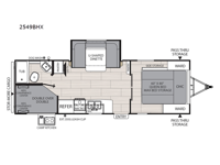 Northern Spirit XTR 2549BHX Floorplan Image