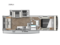 Crusader 250RLX Floorplan Image