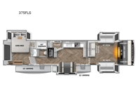 Crusader 375FLS Floorplan Image