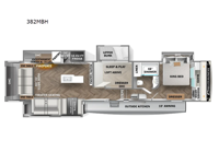 Crusader 382MBH Floorplan Image