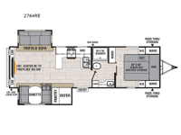 Northern Spirit Ultra Lite 2764RE Floorplan Image