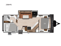 North Trail 25BHPS Floorplan Image