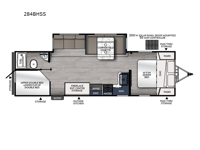 Apex Ultra-Lite 284BHSS Floorplan Image