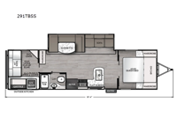 Apex Ultra-Lite 291TBSS Floorplan Image