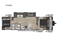 Sportsmen SE 301DBSE Floorplan Image