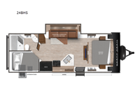 North Trail 24BHS Floorplan Image