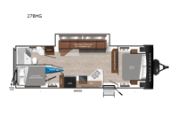 North Trail 27BHG Floorplan Image