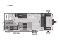 Bullet Crossfire 2200BH Floorplan Image