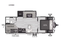 Bullet Crossfire 2290BH Floorplan Image