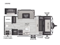 Bullet Crossfire 1890RB Floorplan Image