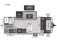 Bullet Crossfire 2210BH Floorplan Image