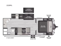 Bullet Crossfire 2220ML Floorplan Image