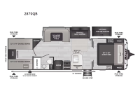 Bullet Crossfire 2840QB Floorplan Image