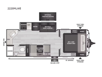 Bullet Crossfire 2220MLWE Floorplan Image