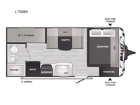 Bullet Crossfire 1700BH Floorplan Image