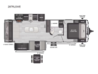 Bullet Crossfire 287RLSWE Floorplan Image