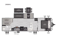 Bullet Crossfire 290BHS Floorplan