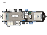 Tandara 28RL Floorplan Image