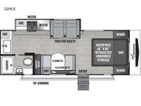 Freedom Express Ultra Lite 22MLS Floorplan Image