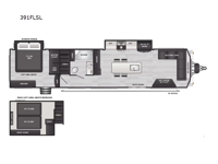 Retreat 391FLSL Floorplan Image