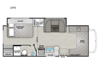 Freelander 23FS Ford 350 Floorplan Image