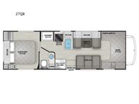 Freelander 27QB Ford 350 Floorplan Image