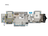 Solitude 391DL Floorplan Image