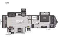 Alpine Avalanche Edition 302RS Floorplan Image