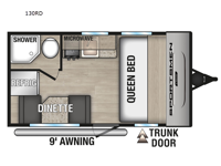 Sportsmen Classic 130RD Floorplan Image