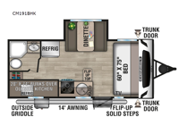 Connect Mini CM191BHK Floorplan Image