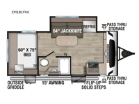 Connect Mini CM181FKK Floorplan Image