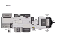 Outback 340BH Floorplan