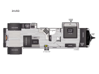 Outback 341RD Floorplan