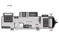 Outback 343DB Floorplan Image