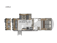 Arctic Fox Rapid 235RLS Floorplan Image