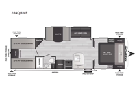 Passport Classic 284QBWE Floorplan Image