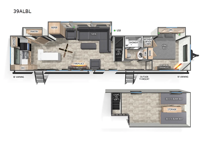 Cherokee Black Label 39ALBL Floorplan Image