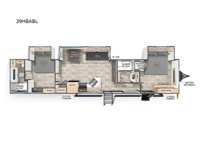 Cherokee Black Label 39HBABL Floorplan Image