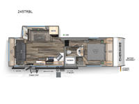 Cherokee Black Label 245TRBL Floorplan Image